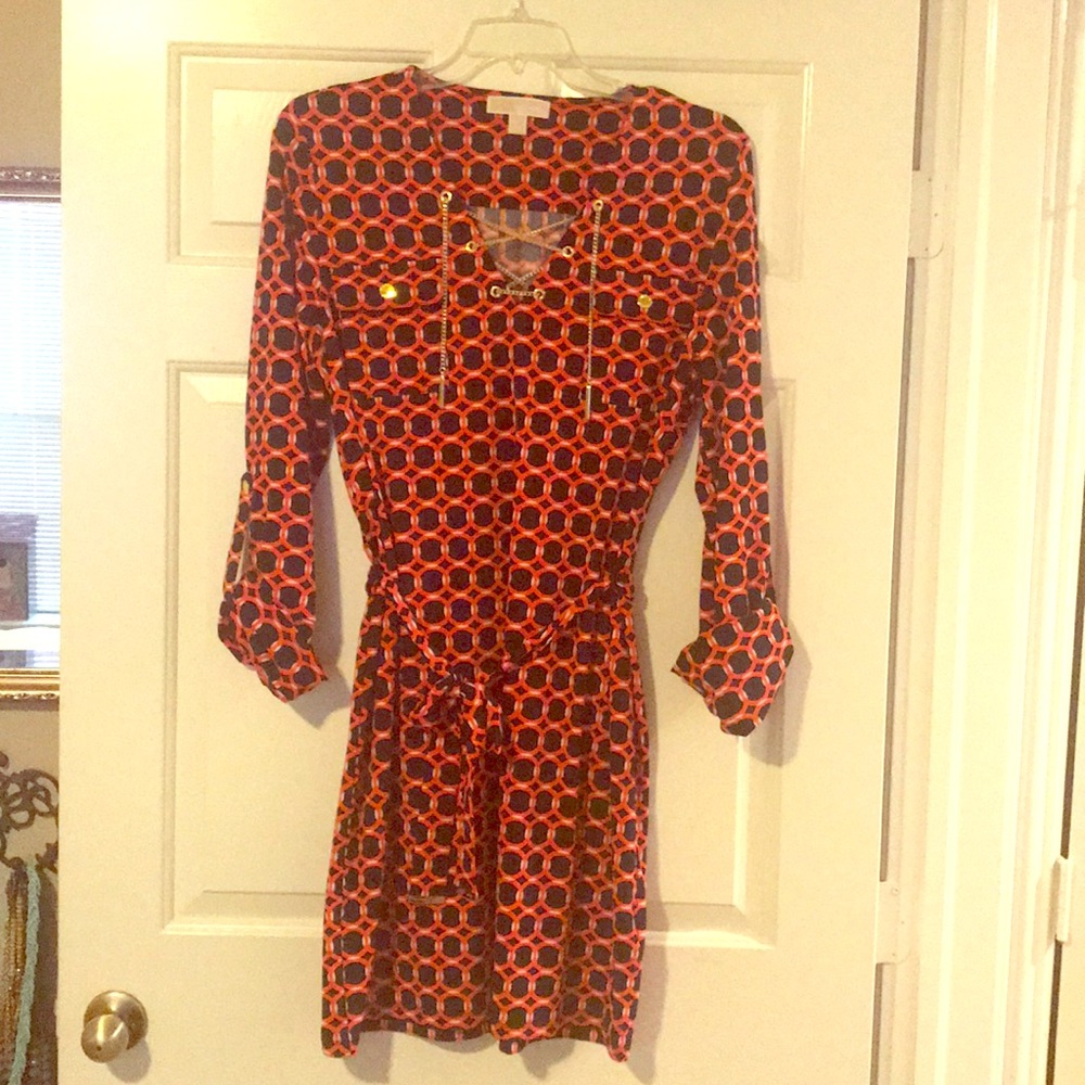 Michael Kors Belted Shirtdress